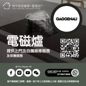 【 提供 Gaggenau 嘉格納電磁爐上門及自攜維修服務 】 特平家居維修 • 香港站™ W...