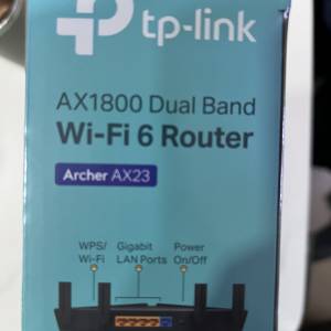 TP-Link Archer AX23 AX1800 Dual-Band Wi-Fi 6