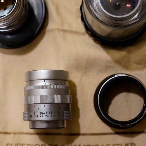 Leica 50mm 1.4 Summilux L 39 mount 九乘新以上，極為罕有，連原廠Hood，filter及...