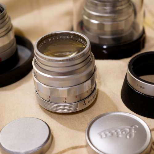 Leica 50mm 1.4 Summilux L 39 mount 九乘新以上，極為罕有，連原廠Hood，filter及...