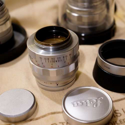 Leica 50mm 1.4 Summilux L 39 mount 九乘新以上，極為罕有，連原廠Hood，filter及...