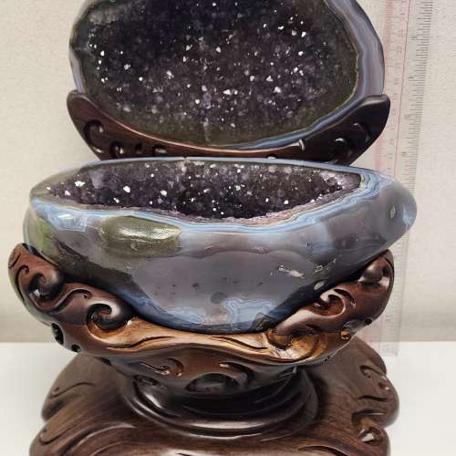 烏拉圭紫水晶聚寶盆!