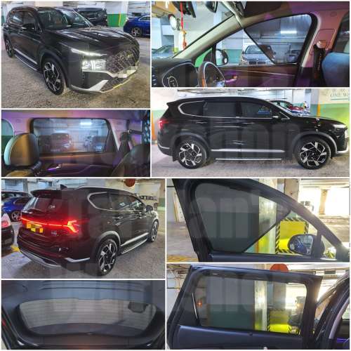 Hyundai Santa Fe 全車磁石濾光窗網太陽擋