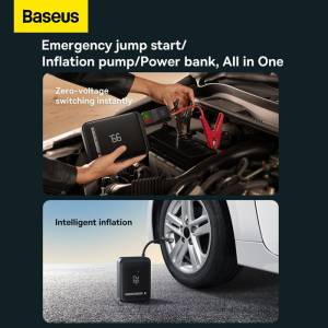 Baseus Super Energy 3-in-1Jump Starter + AIR Inflator + Power Bank-Multi-Purposs