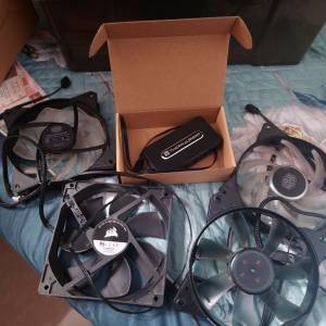 四把機箱風扇