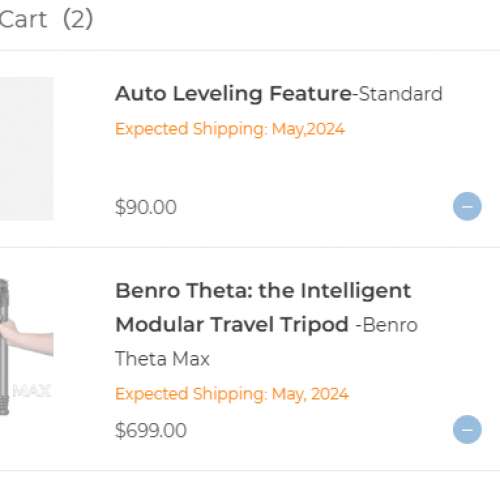 Benro Theta MAX + auto leveling控制組件