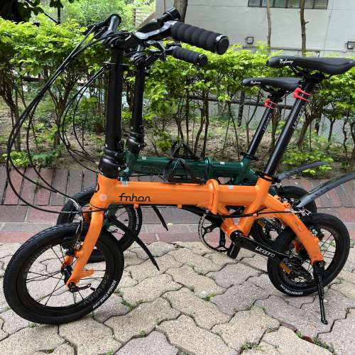 風行 1401 412 外3速 中空餅 鋁合金 折叠車