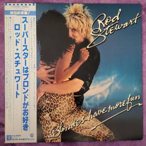 📀黑膠唱片/LP📀Rod Stewart - Blones have more fun (1978 Japan)