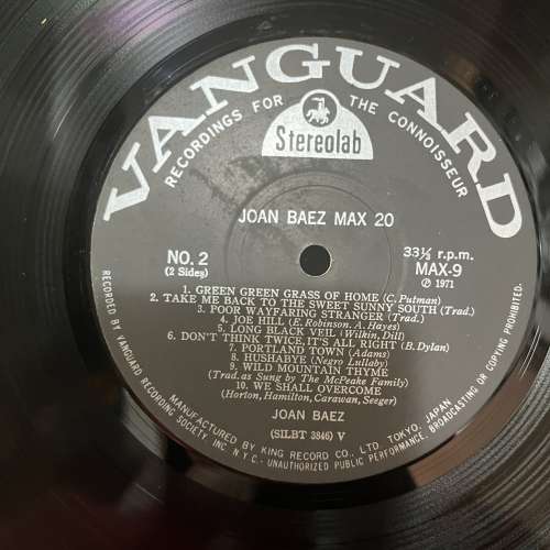 Joan Baez – Super max 20 黑膠唱片