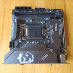 (新淨) MSI MPG B560i GAMING EDGE WIFI 底板連背板