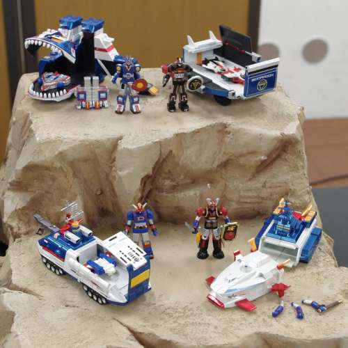 全新 Cosmo Fleet Collection EX超級戰隊母艦 金屬塗裝 全4種