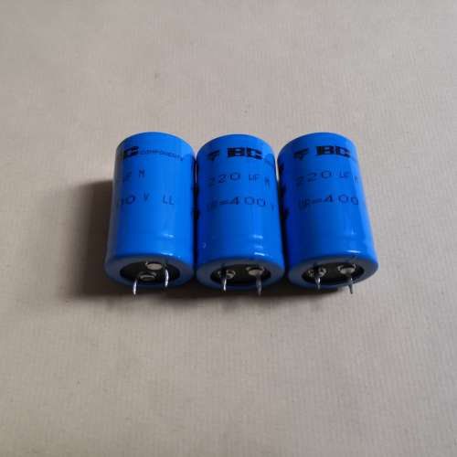 全新BC 220UF 400V 長壽電容三個