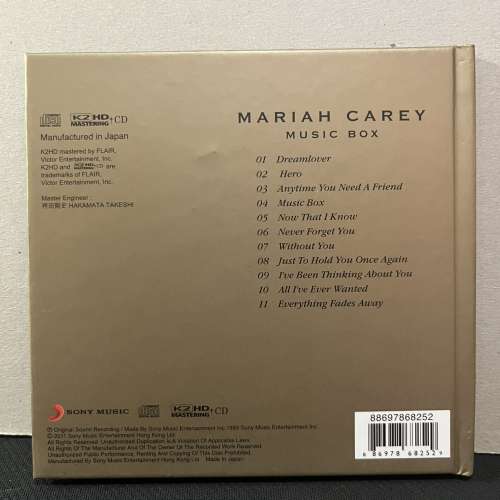 Mariah Carey-Music Box (K2HD)