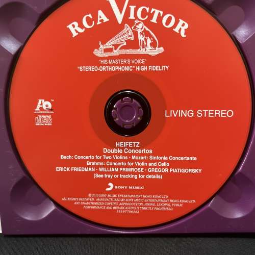 Heifetz Double Concertos (AQCD)
