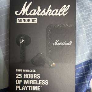 (MARSHALL) MINOR III 真無線藍牙耳機