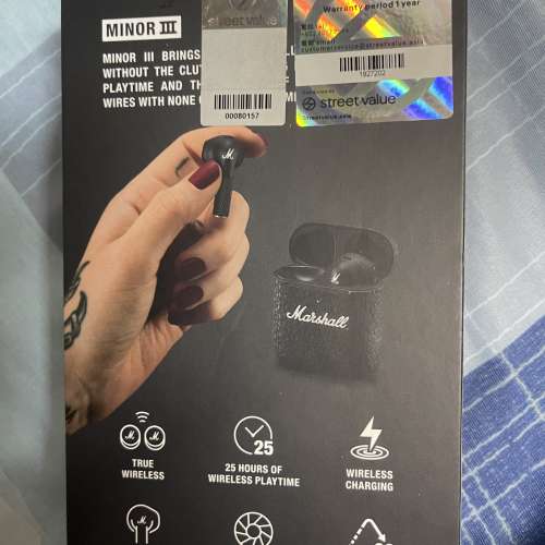 (MARSHALL) MINOR III 真無線藍牙耳機