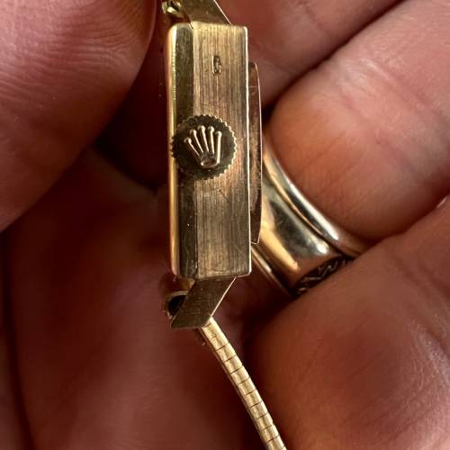 🥰🥰激罕有50年代Tudor18K黃金手上鏈手錶