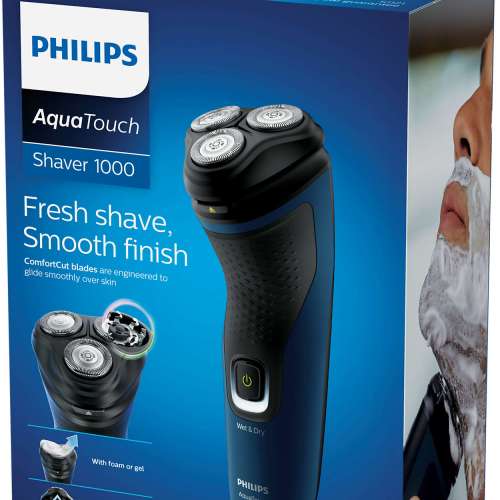 Philips Shaver 1100 Wet or Dry electric shaver S1121/41, Philips 乾濕兩用電動...