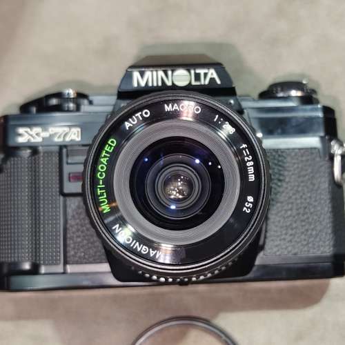 minolta X7A X-7A +  28/2.8 Macro MD 28mm 勁新