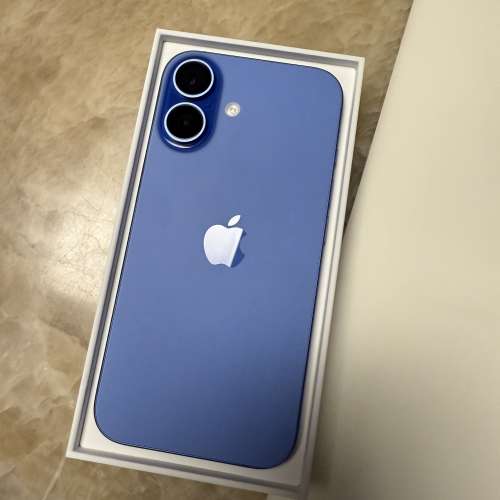 行貨全新一樣 IPHONE 16 256GB 群青色