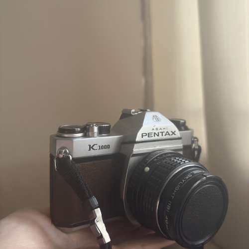 Pentax k1000菲林單反相機連鏡頭