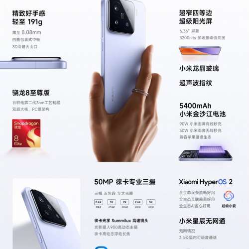 （少量現貨）小米 xiaomi MI 小米15 系列 小米15/小米15 Pro新品手機 徠卡光學Summ...