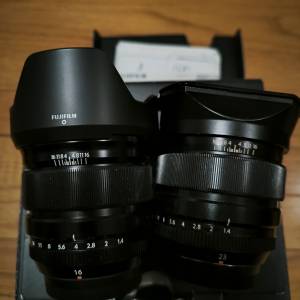 Fujifilm XF16/1.4 + 23/1.4