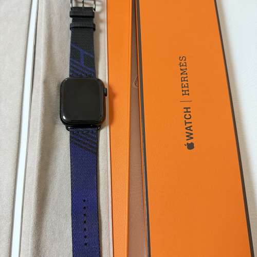 Apple Watch s7 45mm加HERMES錶帶
