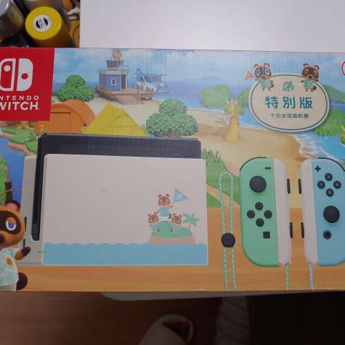 先到先得 動森大電特別版 Switch 全套有盒