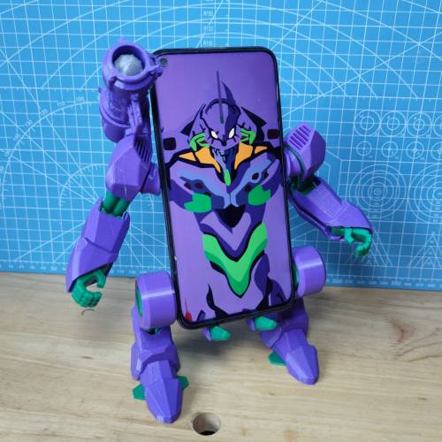 可發導彈機械人支架(初號機配色) 3D打印 Eva初號機