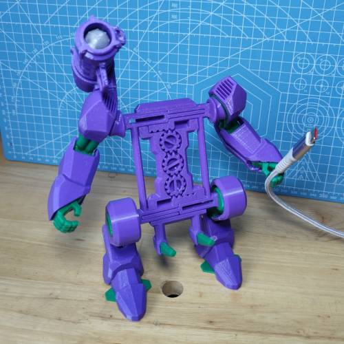 可發導彈機械人支架(初號機配色) 3D打印 Eva初號機