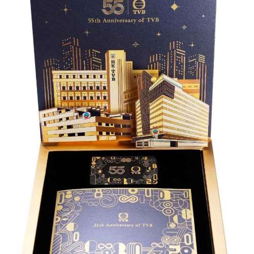 全新未開珍藏版 TVB 55 週年八達通套裝（內附$55增值額）