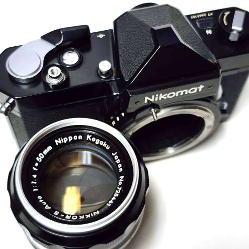 Nikon Nikomat FTN黑機身 + Nikon Nikkor-S. Auto 50mm f1.4 Non-ai