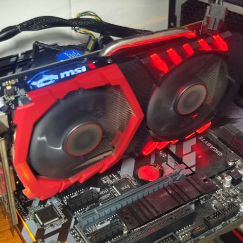 msi gtx1050ti 4g 紅龍正常使用，已經跑測試，荃灣交手可以360