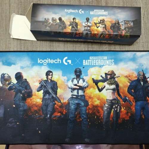 全新未用 Logitech x PUBG Oversized Mousepad 滑鼠墊