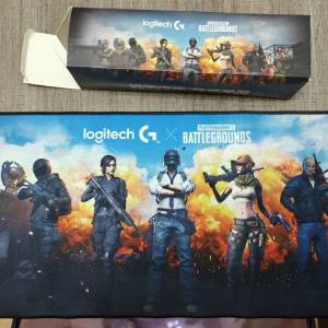 全新未用 Logitech x PUBG Oversized Mousepad 滑鼠墊