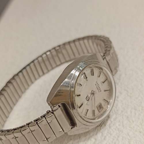 😜議價幫不了No Bargain 😍 Vintage  Citizen Automatic自動+「日期」古董錶,stain...