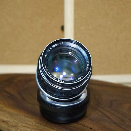 Minolta MC Rokkor-PF 58mm f1.4 大光圈鏡頭 SR MC MD mount x700 srt101 人像鏡