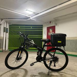 Forever 折叠单车 99新 26寸 27速