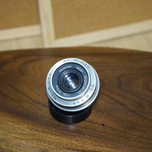 紅P版 Industar-50mm f3.5 餅乾鏡 m42 mount 老鏡頭 餅鏡