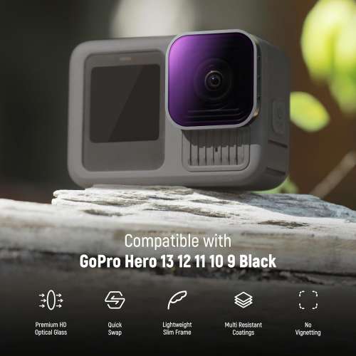 NEEWER FL-GP10 6 Pack PL / ND Filter For GoPro Hero 13,12,11,10 and 9