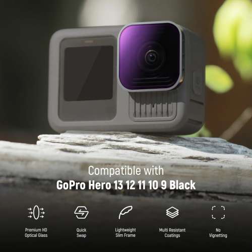 NEEWER FL-GP18 4 Pack PL/ND Filter Set For GoPro HERO 13, 12, 11, 10 And 9