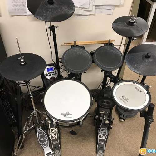 10"inch寸支援ROLAND電子鼓網面(實木鼓框) S@L 系列鼓盤【PD105 代用】