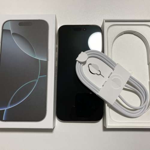 全新原色  iPhone 16 pro 128gb eSim+實體sim 無鎖 原裝無拆 whatapp 64976645 pric...