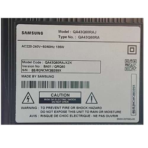 43吋 4K SMART TV 三星43Q60R WIFI 電視