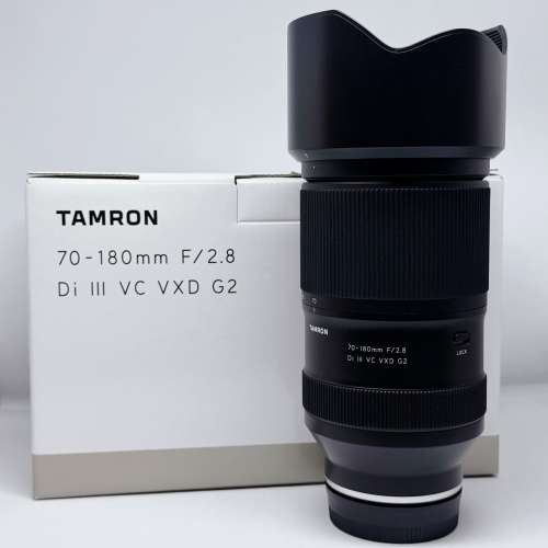 Tamron 70-180 F2.8 Di III VC VXD G2 - Sony E-mount （2023.12購入，有7年保用）