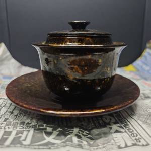 菠囉漆大漆茶盎/焗盎