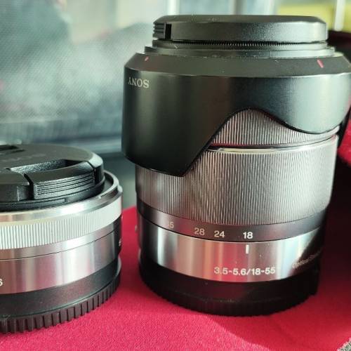 sony nex-5N dual kit lens / 16mm / 18-55mm