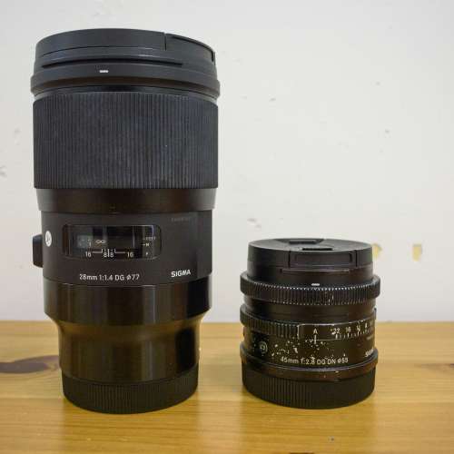 Sigma 28mm F1.4 and 45mm F2.8 L mount
