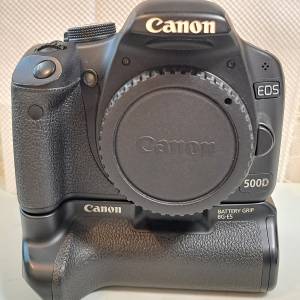 CANON EOS 500D連BG-E5電池直度手柄底座